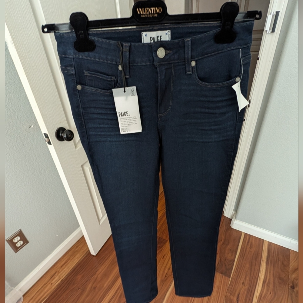 Paige Skyline Straight Bluride Jeans Size 27 Nwt ❤️
